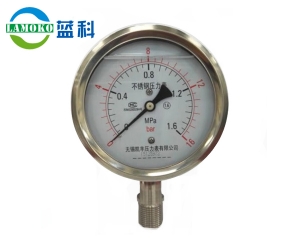 Stainless steel pressure gauge